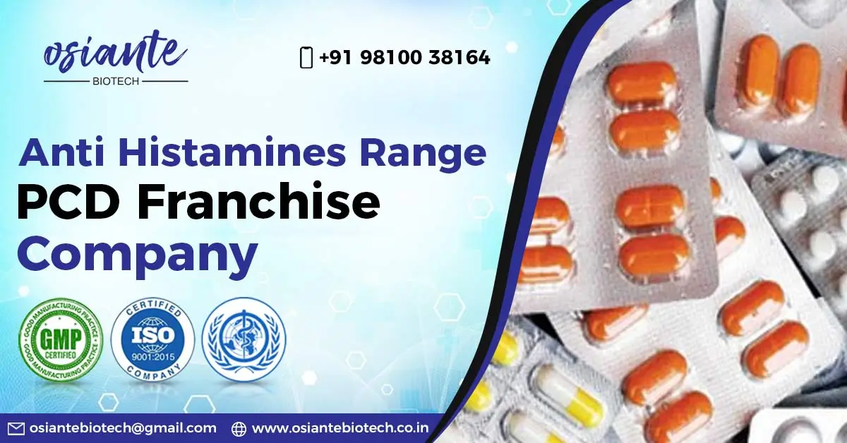 Antihistamines range pcd franchise company